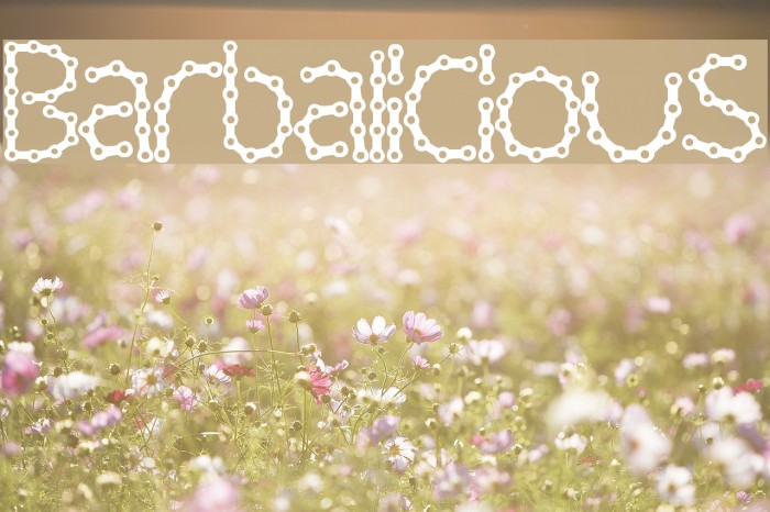 Barbalicious Font examples