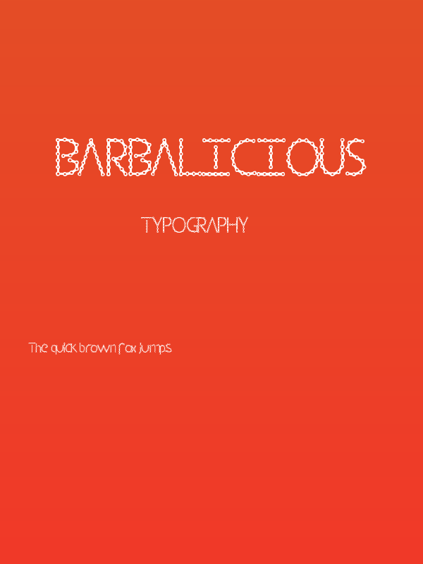 Barbalicious Poster