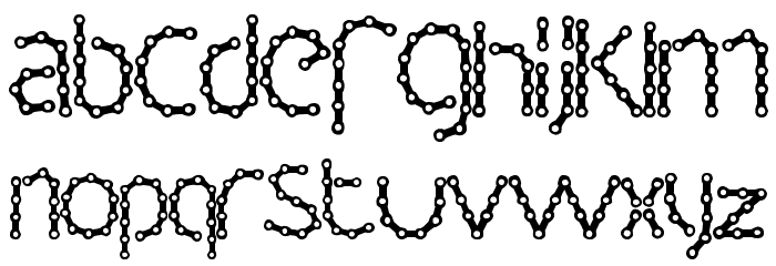 Barbalicious Font LOWERCASE