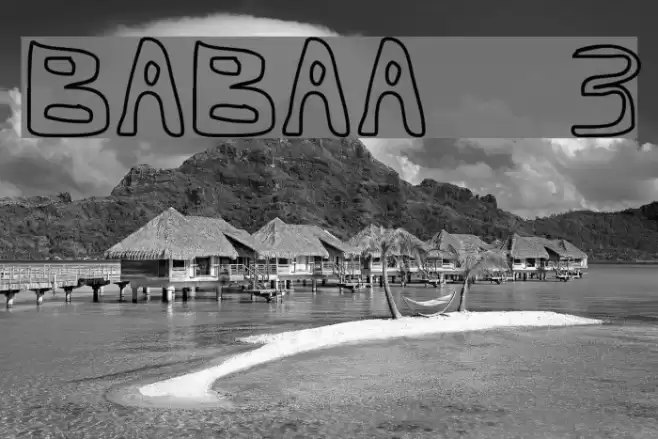 Barbapa 3 Шрифта examples