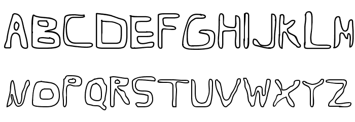 Barbapa 3 Font LOWERCASE