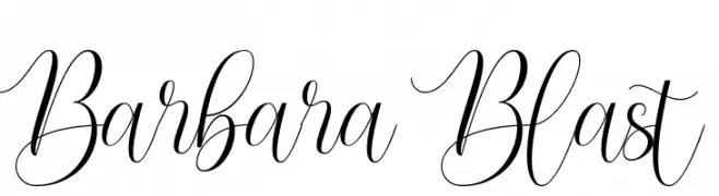 Barbara Blast  font caratteri gratis