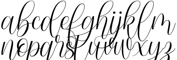Barbara Blast Font LOWERCASE
