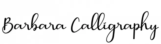 Barbara Calligraphy  Fuentes Gratis Descargar