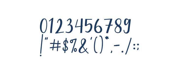 Barbara Calligraphy Other Characters