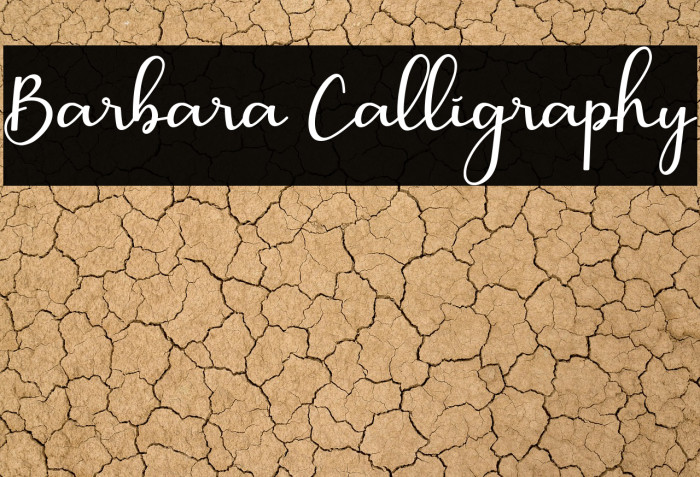 Barbara Calligraphy Example 2