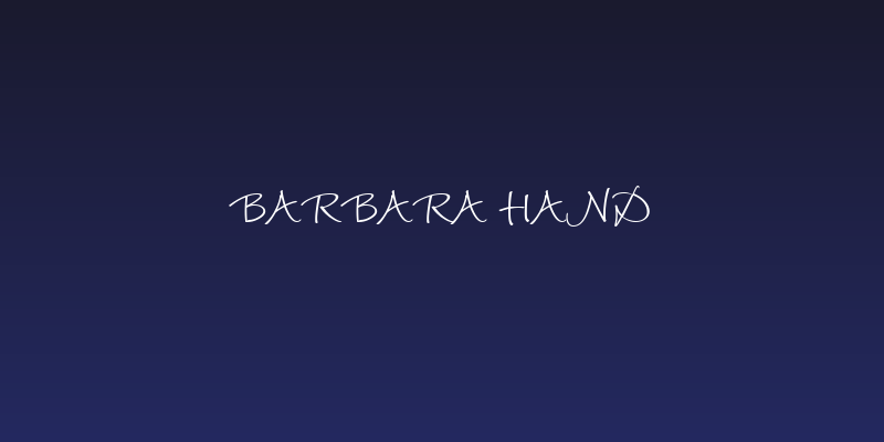 Barbara Hand Social Header
