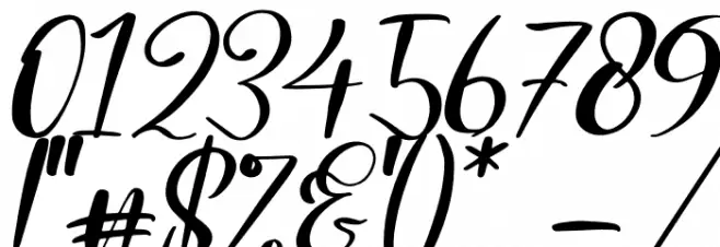 Barbara Lattvia Italic Font OTHER CHARS