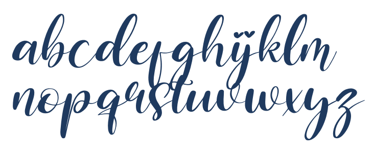 Barbara Lattvia Italic Lowercase