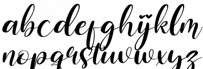 Barbara Lattvia Italic خط أحرف صغيرة