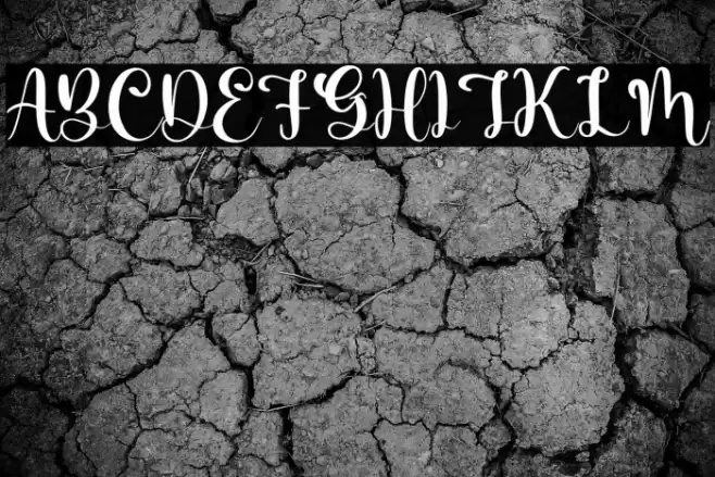 Barbara Lattvia Font examples