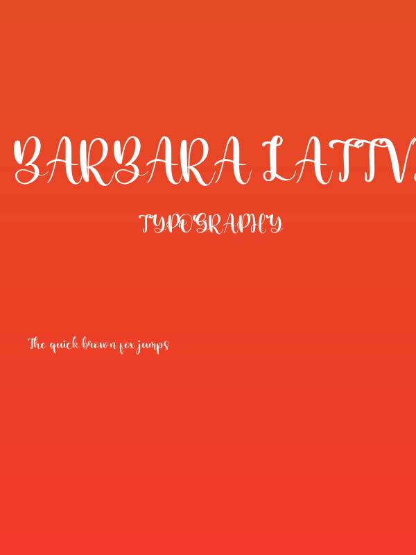 Barbara Lattvia Poster