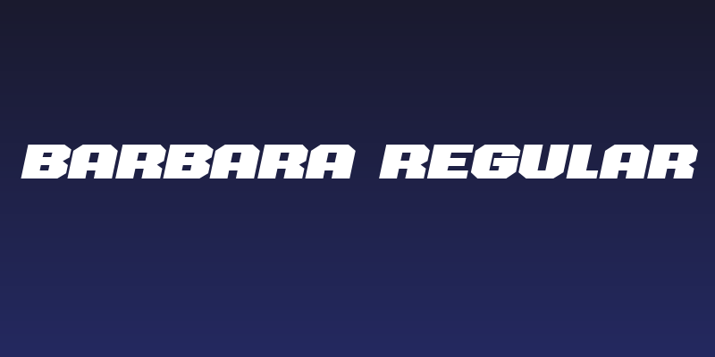 Barbara Regular Social Header