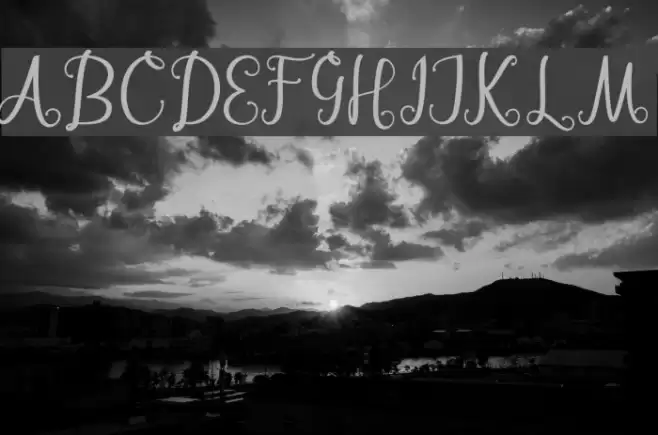 BarbaraScript Font examples