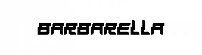 Barbarella  les polices de caractères gratuit tlcharger