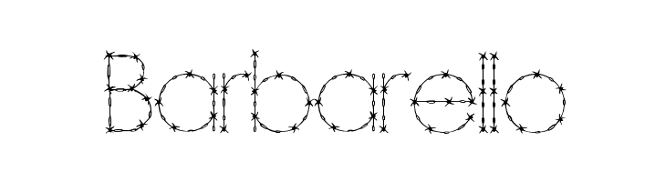 Barbarello Schriftart