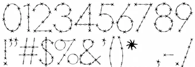 Barbarello Schriftart Anderer Schreiben