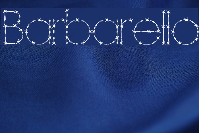 Barbarello Font examples