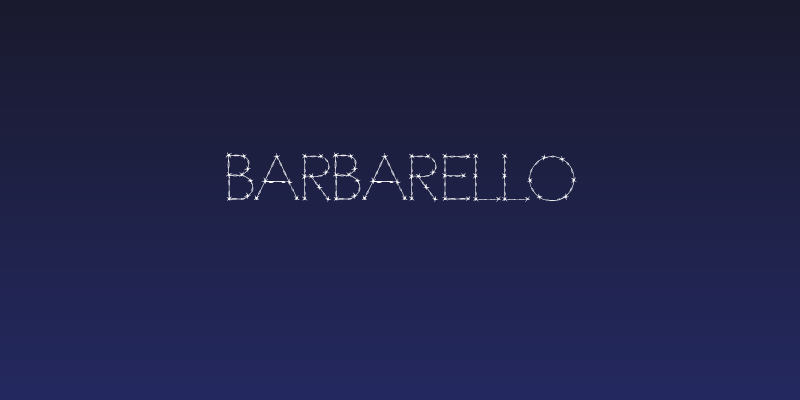 Barbarello Social Header