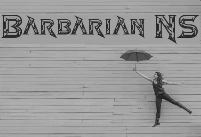 Barbarian NS Fonte examples