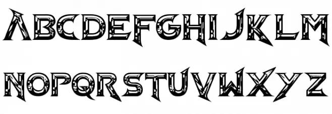 Barbarian NS Fonte MINÚSCULAS