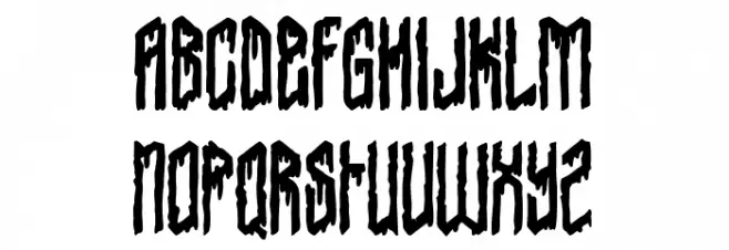 Barbarians Hotel Schriftart Groß