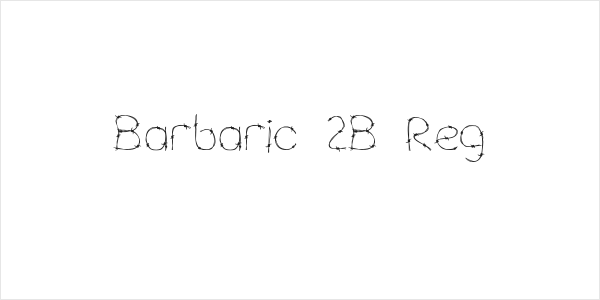 Barbaric 2B Reg Logo
