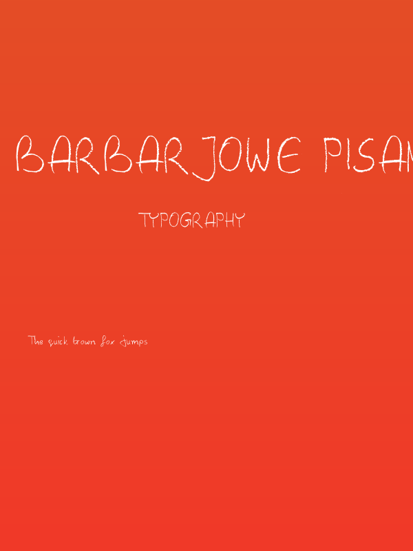 Barbarjowe Pisanie Poster