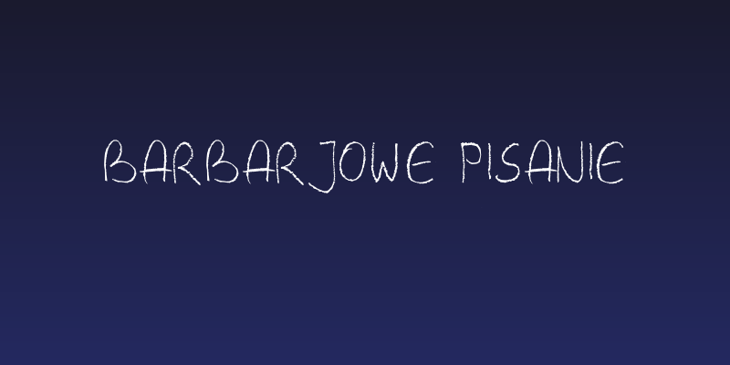 Barbarjowe Pisanie Social Header