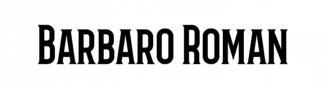 Barbaro Roman  Frei Schriftart Herunterladen
