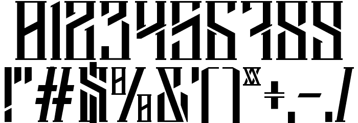 Barbarossa Font OTHER CHARS