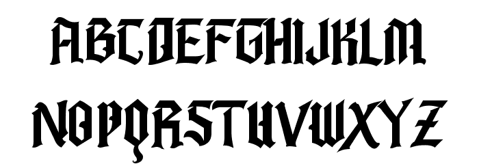 Barbatos Regular Font LOWERCASE