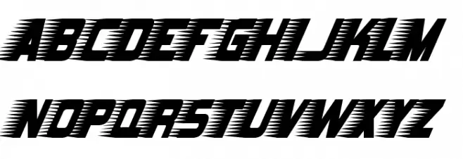 Barbatrick 字体 大写