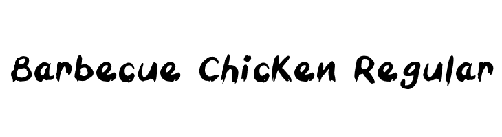 Barbecue Chicken Regular  नि: शुल्क फ़ॉन्ट्स डाउनलोड