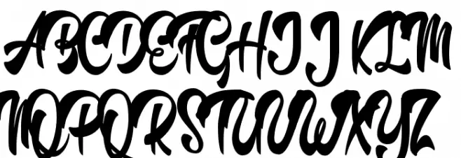 Barbecue Personal Use Schriftart Groß