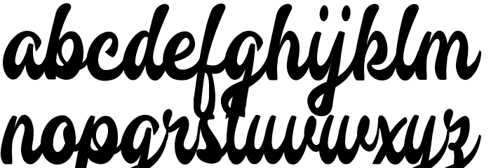 Barbecue Personal Use Font LOWERCASE