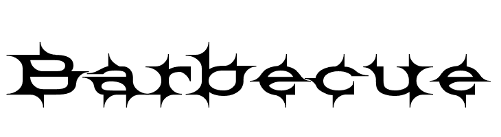 Barbecue Font