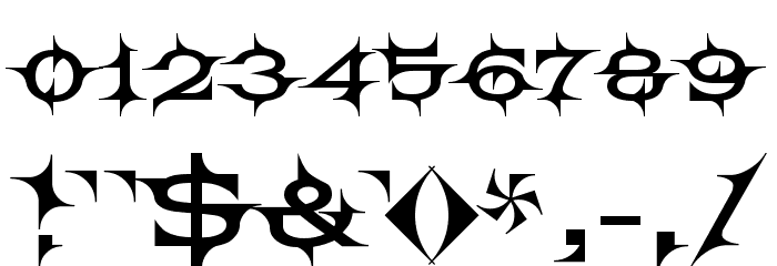 Barbecue Font OTHER CHARS