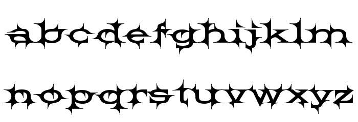 Barbecue Font LOWERCASE