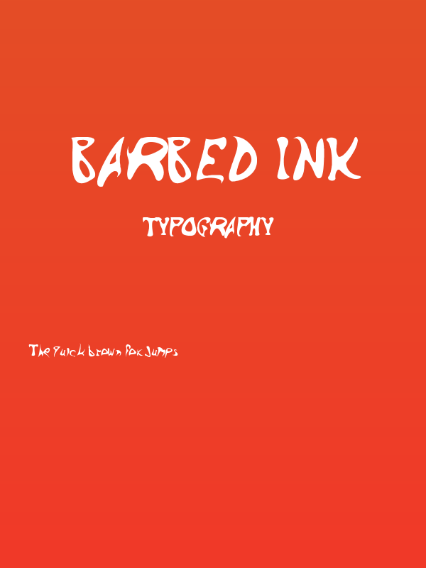 Barbed Ink Poster