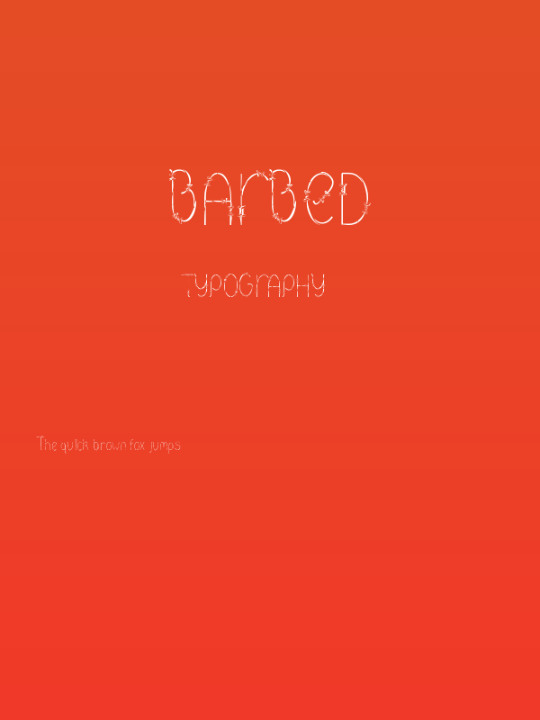 Barbed Poster