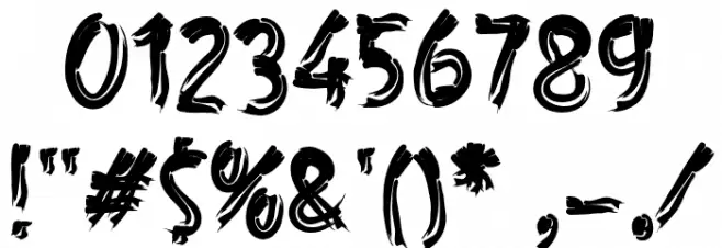 Barbeque Grill Font OTHER CHARS