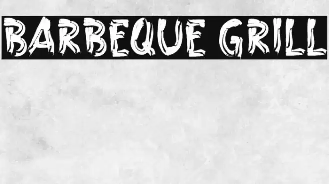 Barbeque Grill Font examples