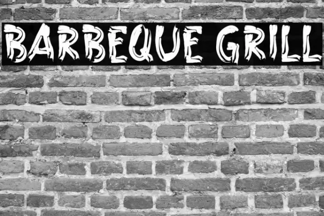 Barbeque Grill Font examples