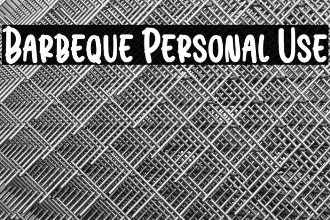 Barbeque Personal Use Example 3