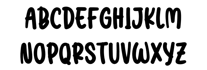 Barbeque Personal Use Font LOWERCASE