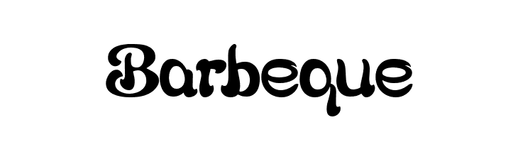 Barbeque  les polices de caractères gratuit tlcharger