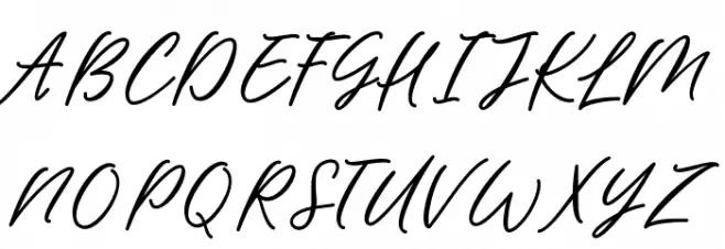 BarbequeFreeFont Schriftart Groß