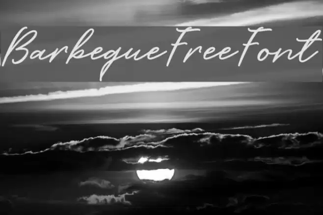 BarbequeFreeFont Font examples