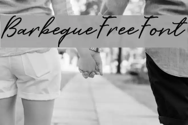 BarbequeFreeFont Font examples